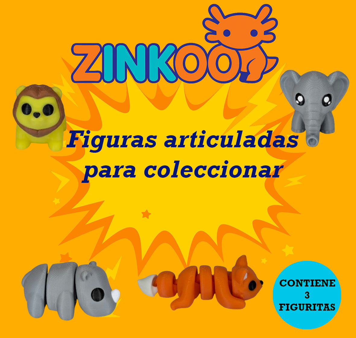 Pack 3 Figuritas