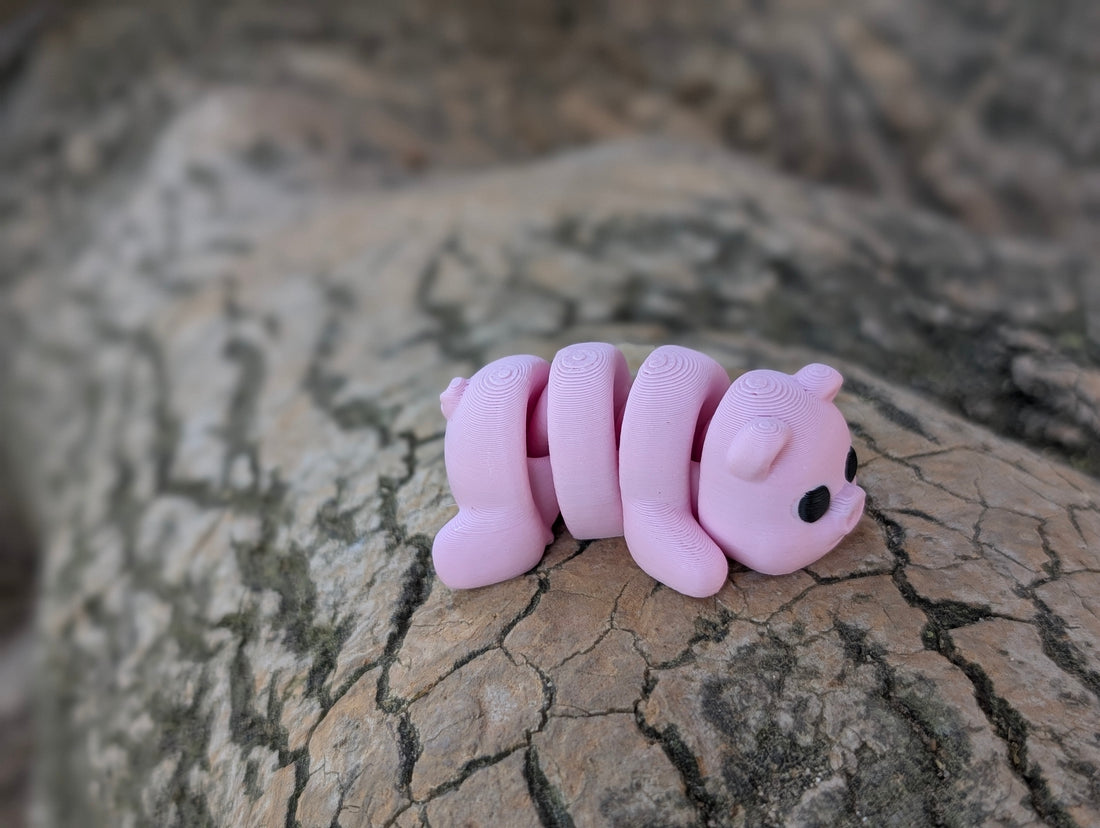 Mini Cerdo articulado impreso en 3D | ZINKOO