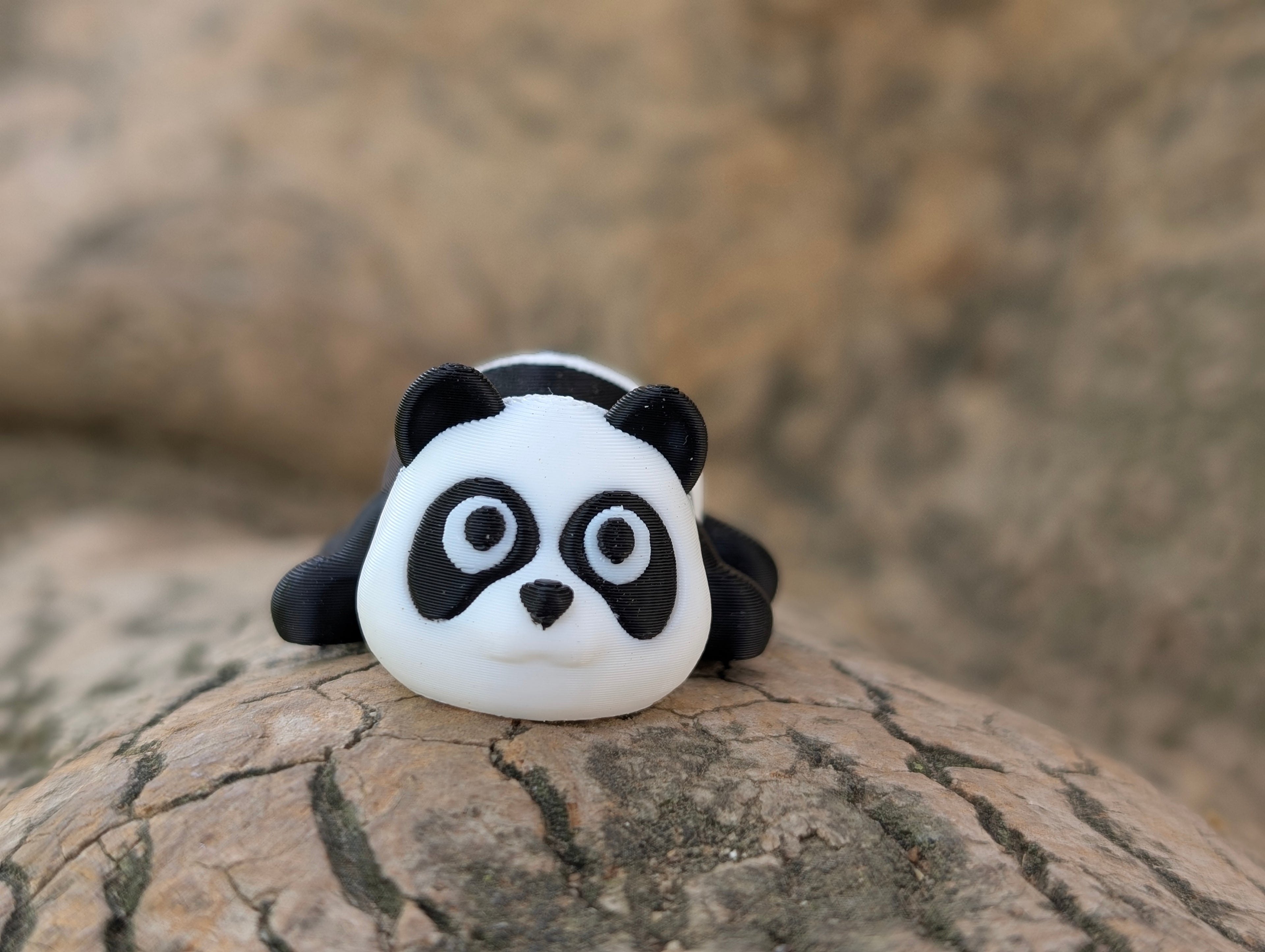 Mini Panda articulado impreso en 3D | ZINKOO