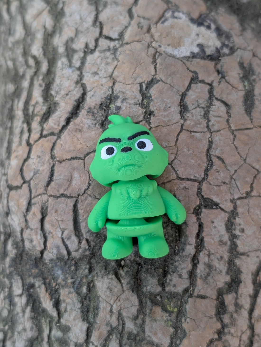 Mini Grinch articulado impreso en 3D | ZINKOO