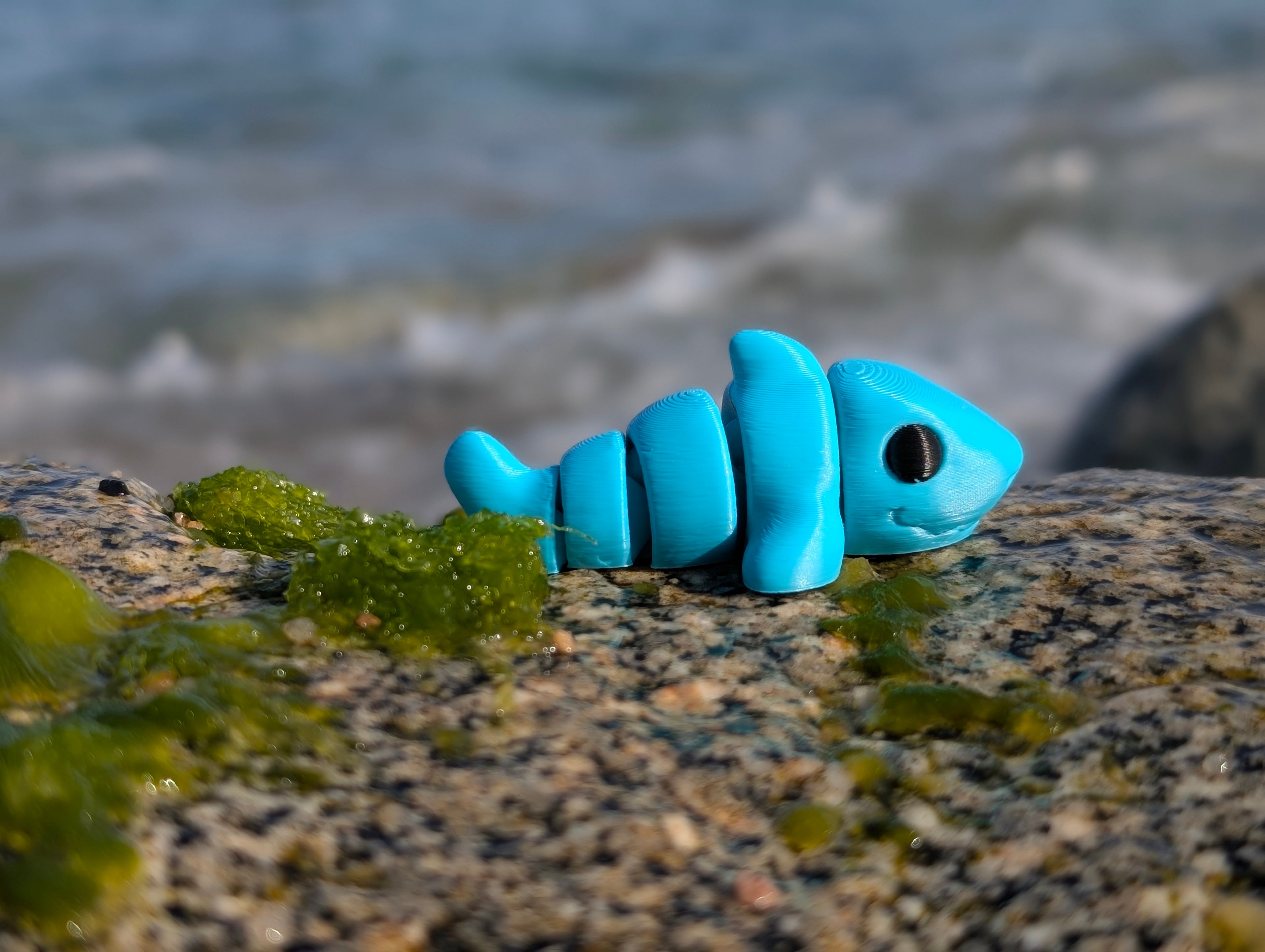 Mini Tiburón Bebé articulado impreso en 3D | ZINKOO