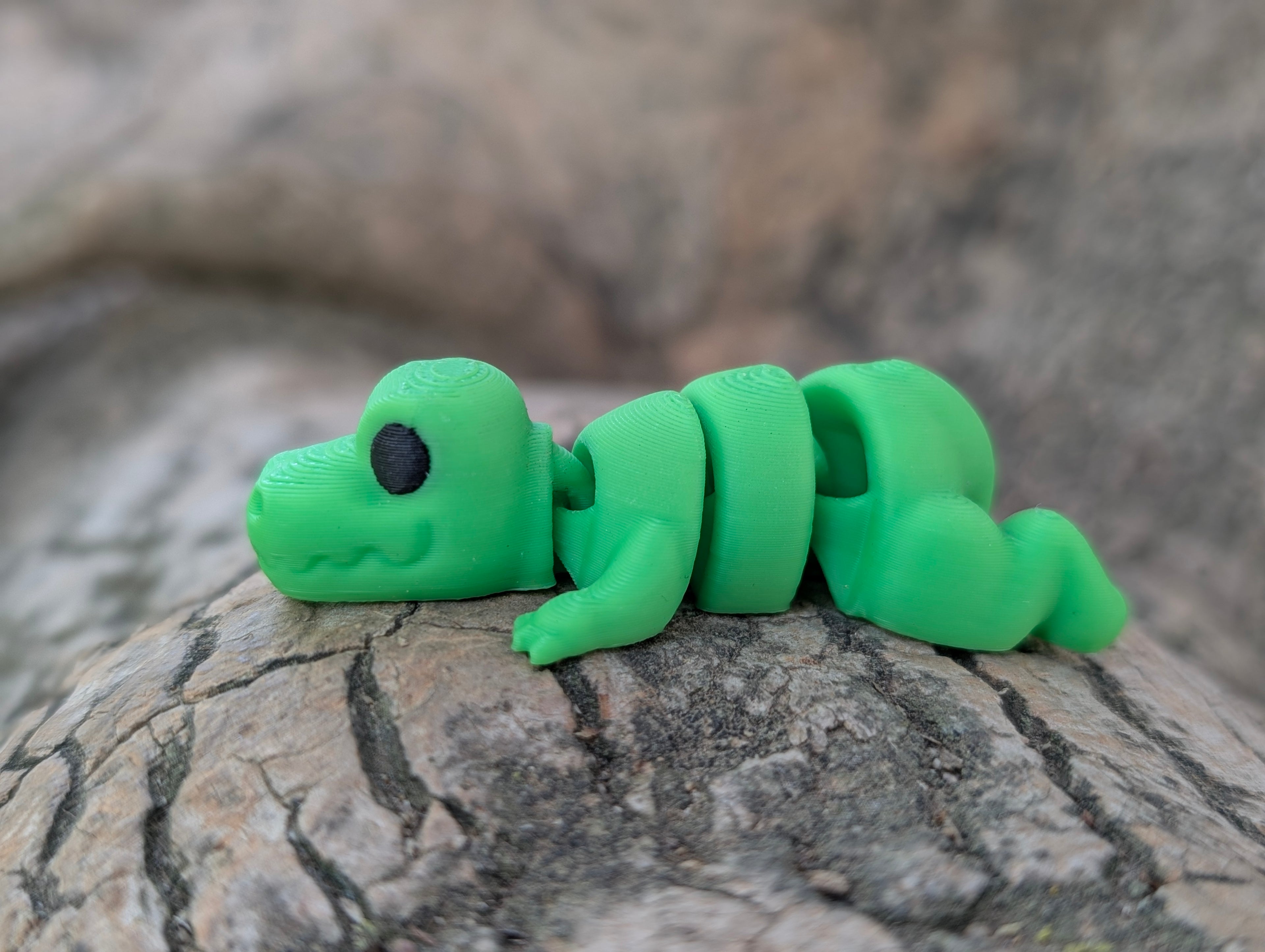 Mini T-rex articulado impreso en 3D | ZINKOO