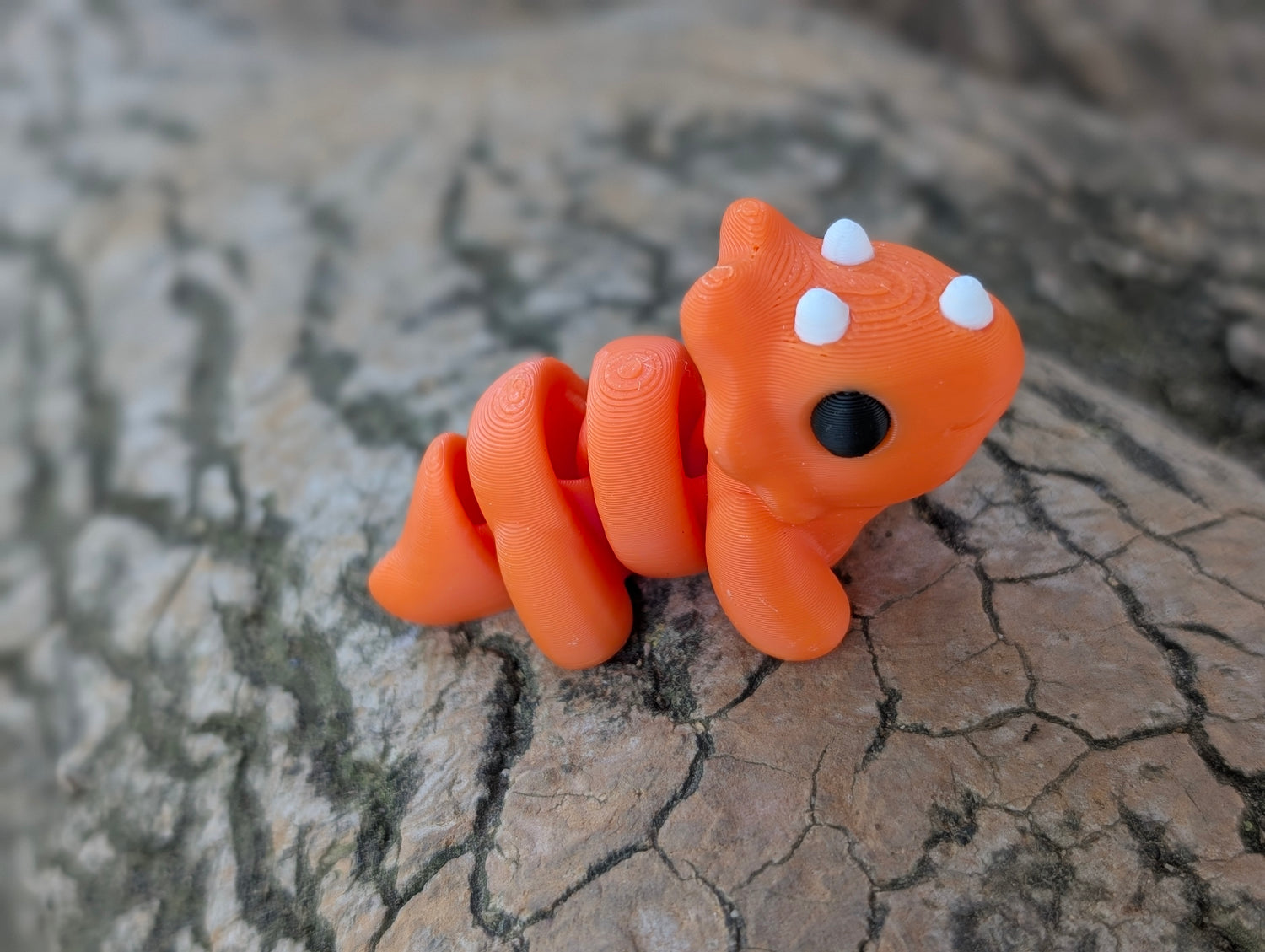 Mini Triceratops articulado impreso en 3D | ZINKOO