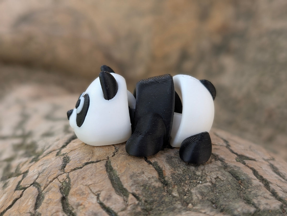 Mini Panda articulado impreso en 3D | ZINKOO