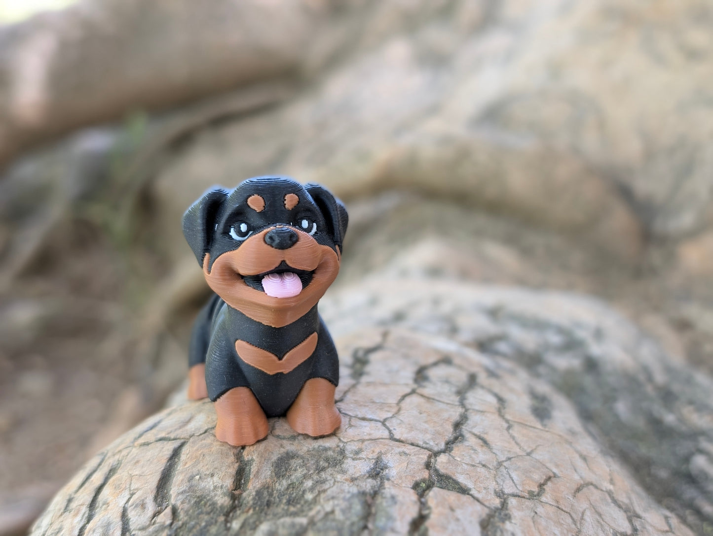 Mini rottweiler articulado