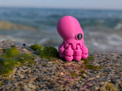 Mini pulpo Articulado – Juguete Sensorial Flexible para Niños