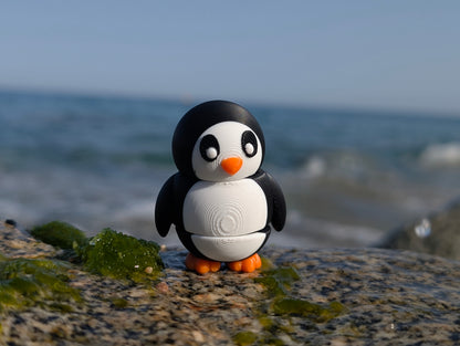Mini pingüino Articulado – Juguete Sensorial Flexible para Niños