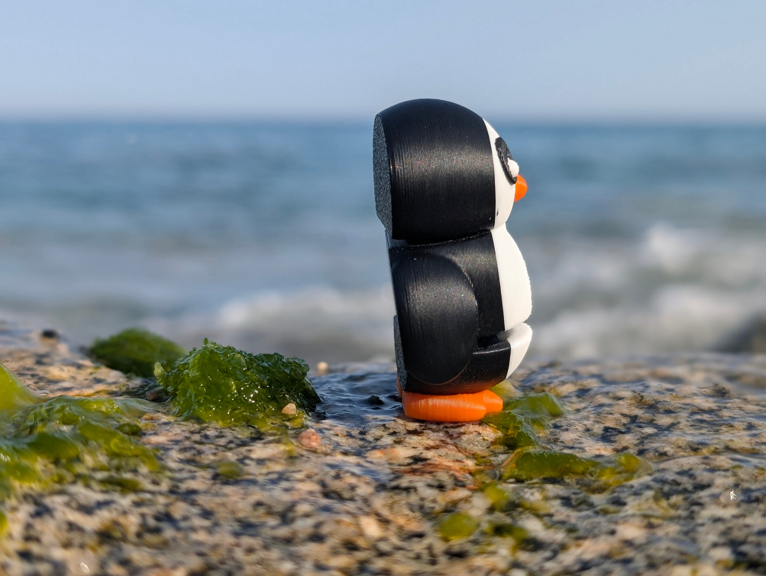 Mini Pingüino articulado impreso en 3D | ZINKOO