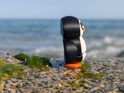 Mini pingüino Articulado – Juguete Sensorial Flexible para Niños