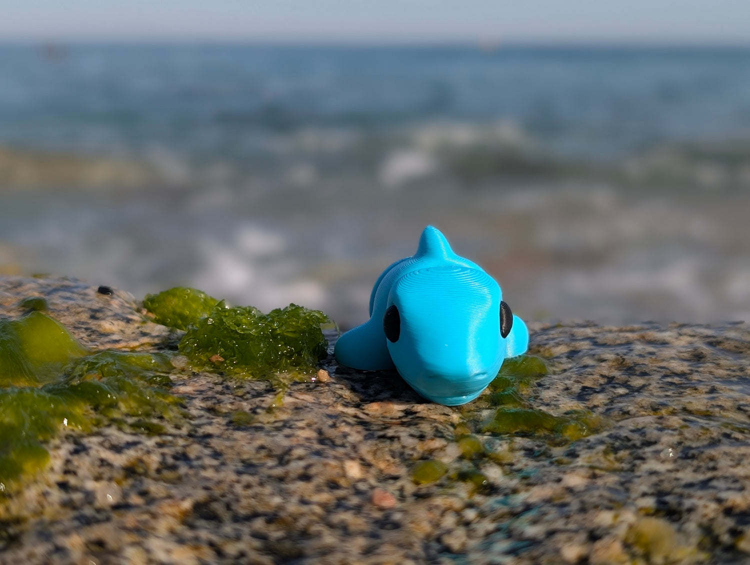 Mini Tiburón Bebé articulado impreso en 3D | ZINKOO