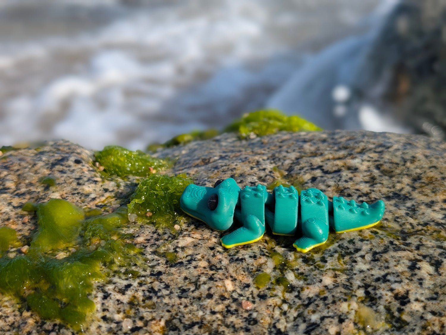 Mini Cocodrilo articulado impreso en 3D | ZINKOO