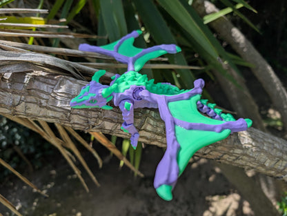 Dragón Volador Articulado – Figura Flexible Impresa en 3D