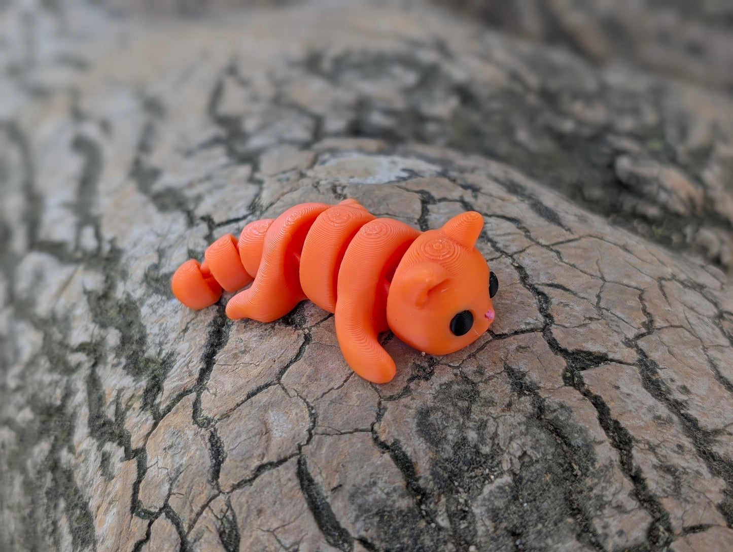 Mini Gato articulado impreso en 3D | ZINKOO