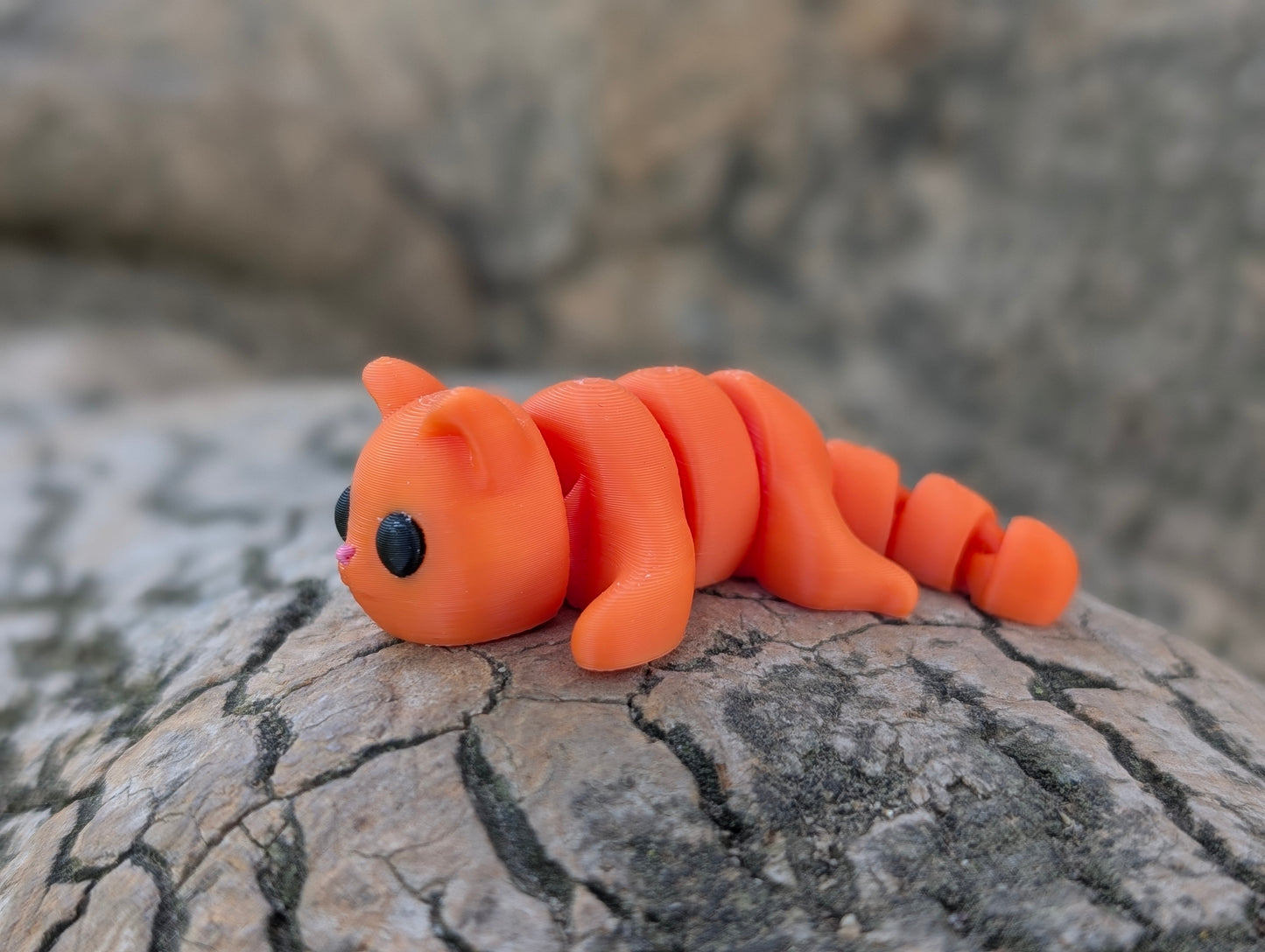 Mini Gato articulado impreso en 3D | ZINKOO
