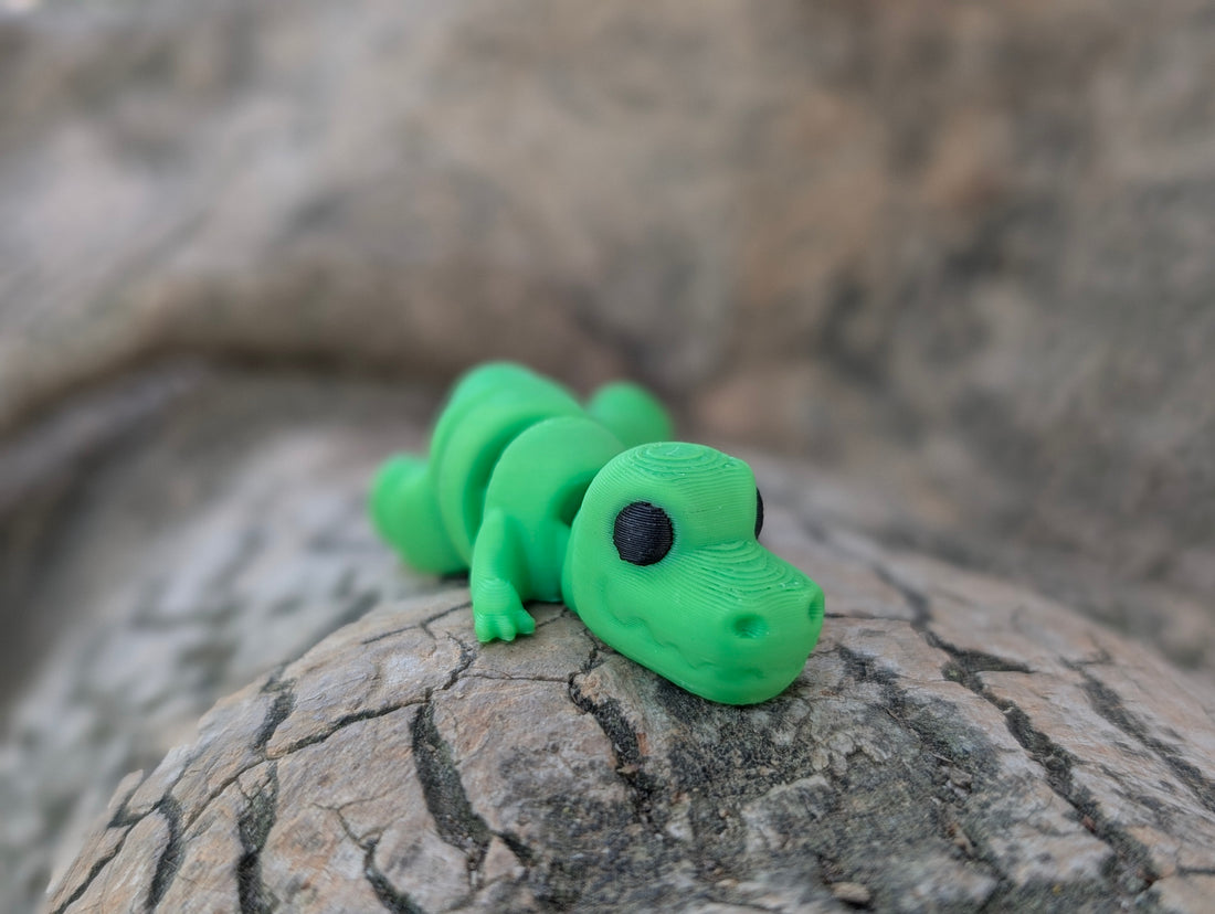 Mini T-rex articulado impreso en 3D | ZINKOO